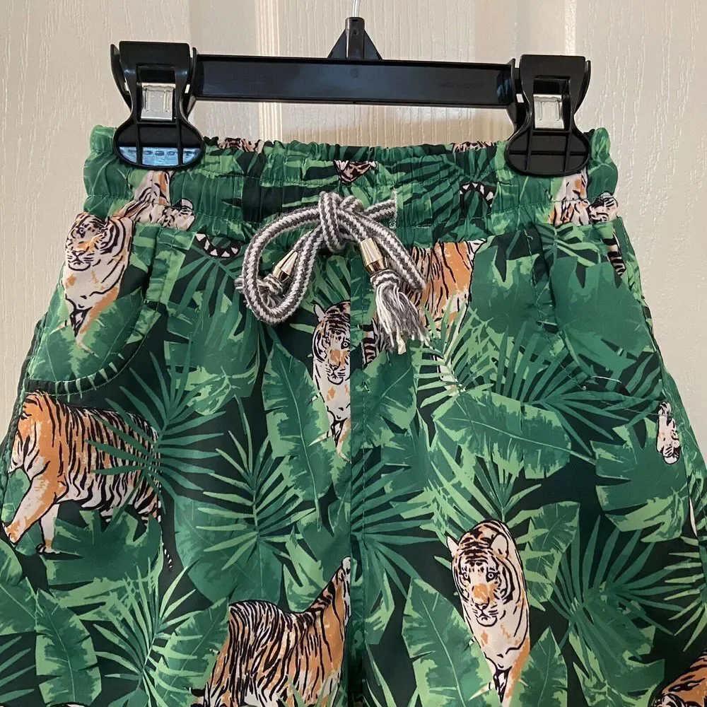 Lola + The Boys Tiger Swim Shorts Trunks Boys Size 2
